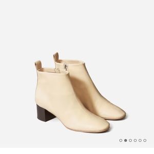 Everlane day boot in ecru - size 8